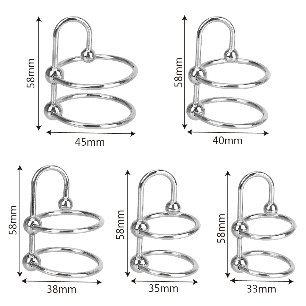 URETHRAL PLUG COCK HEAD PENIS RING COCK RING EREKTION Förbättrare Sexleksaker för män Försenad utlösning Rostfritt stål5015532