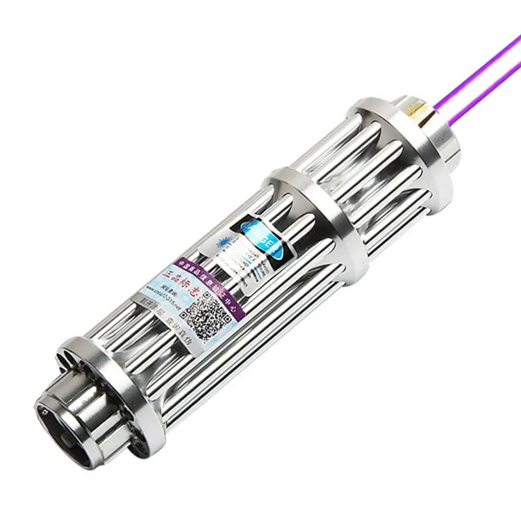 Foxlasers Blue Laser ficklampa USB-laddning 450Nm utomhus långväga laserpekare 5000 m långväga räddningsindikator