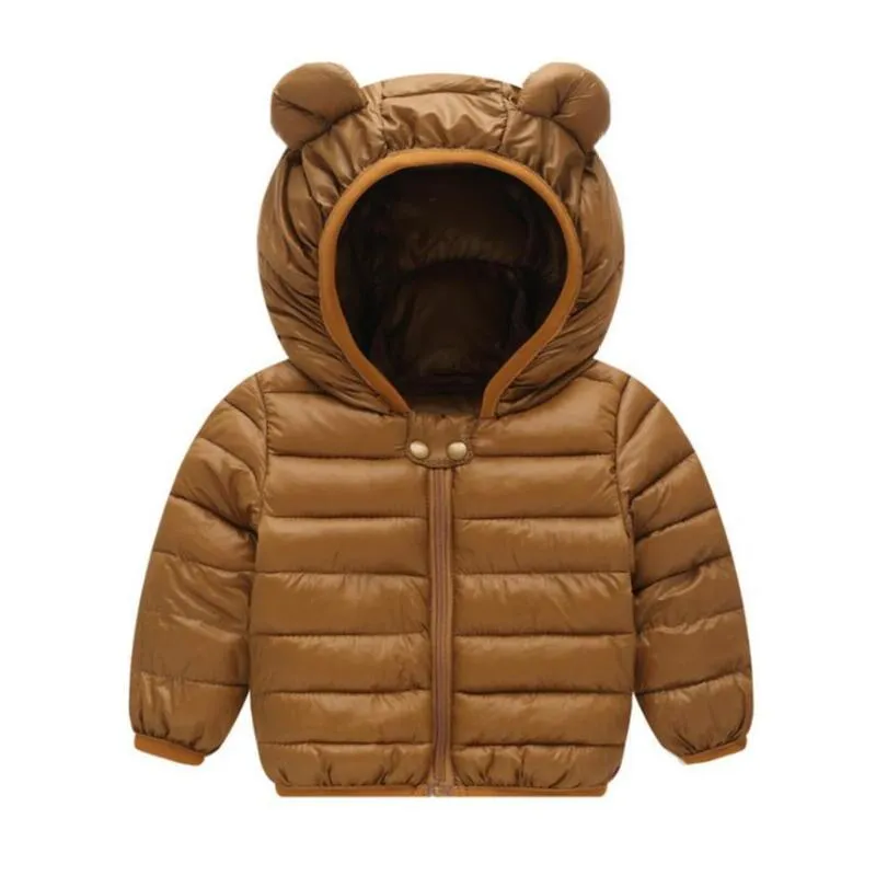 男の子と女の子のための冬の暖かいジャケット秋のフード付きコート赤ちゃんダウンジャケットキッズアウターウェアの子供服15y1346128
