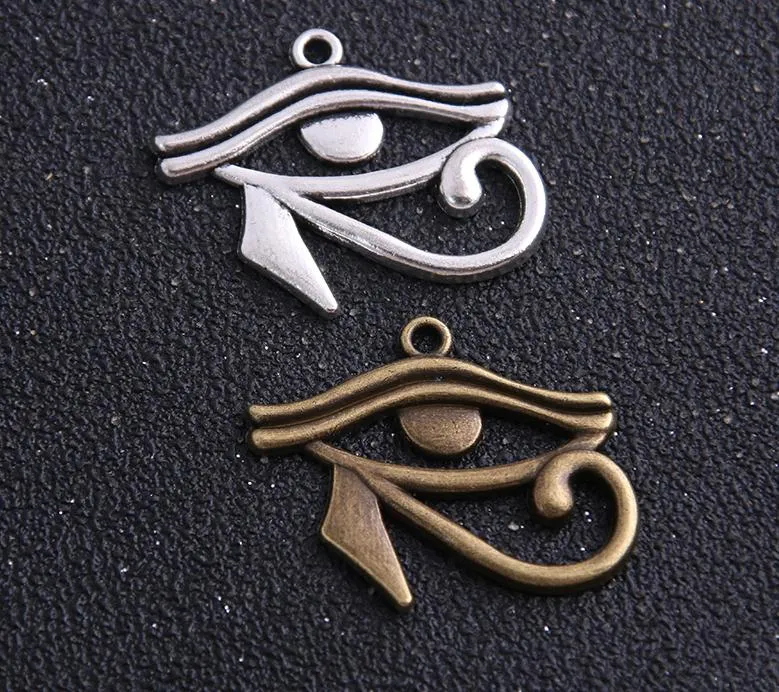 60 шт. 26 32 мм два цвета Rah Egypt Eye Of Horus египетские подвески-подвески для ожерелья, браслета, изготовления ювелирных изделий215x
