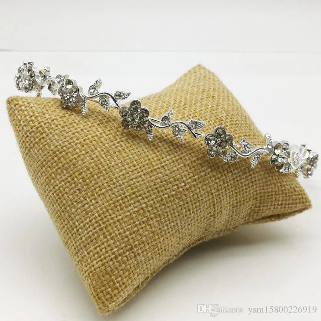 5шт посеребренный кристалл свадебная повязка на голову тиара повязка для волос леди Fashion321x