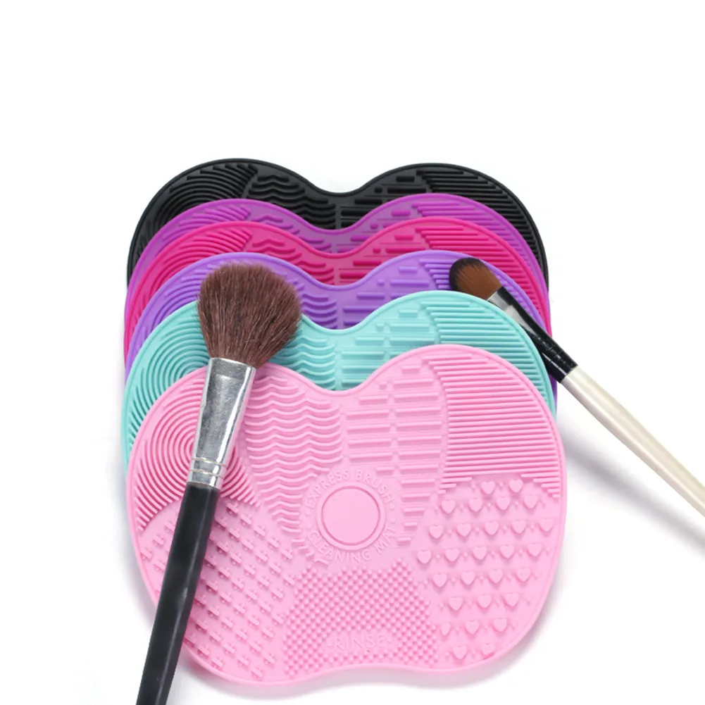Silicone Makeup Brush Nettaiter Pad maquillage Washing Brush Gel Nettoyage Mat à main Tound Foundation Makeup Brush Brushber Board9903116