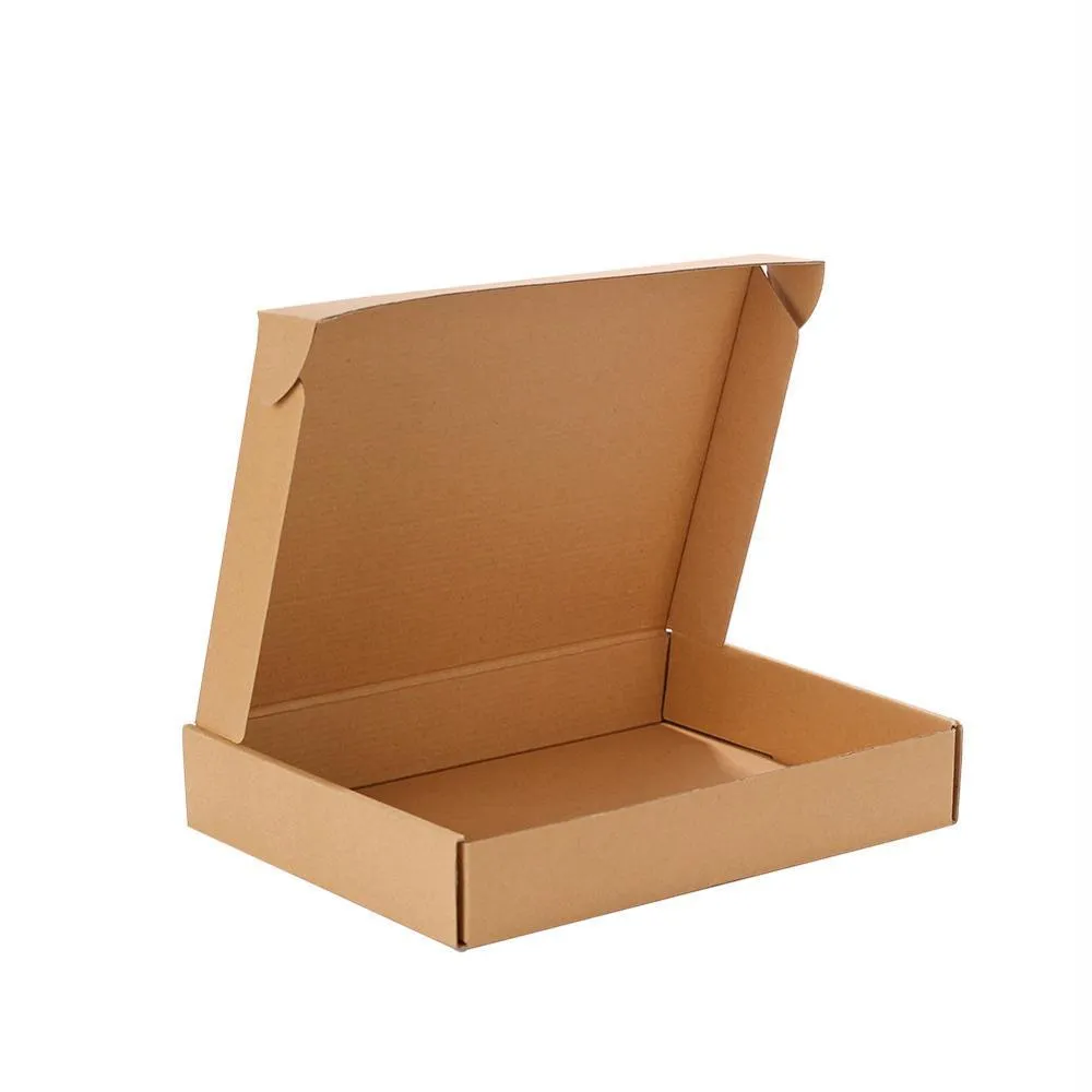 100 Stück kundenspezifische Versandkartons aus Wellpappe Braune Kartons mit rosaroter Wellpappe 293O