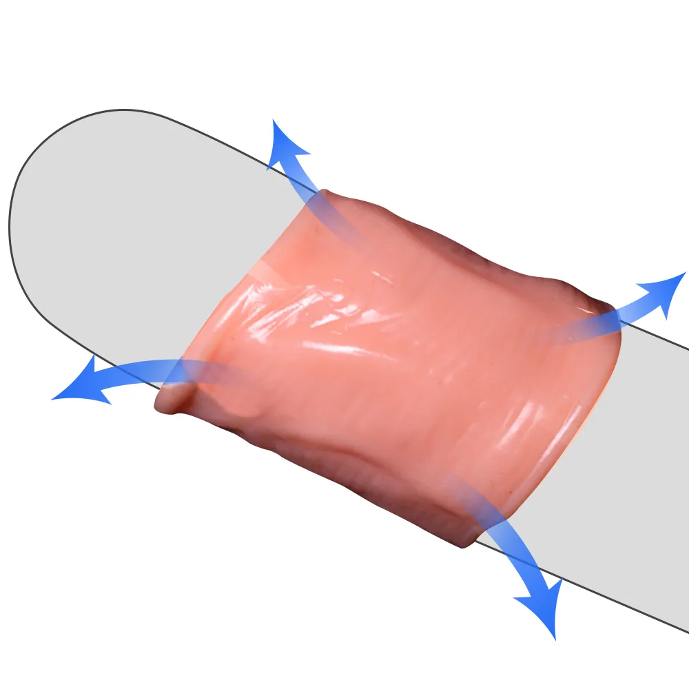 set Correction de prépuce Correction Pinis Manche à deux tailles Délai d'éjaculation Forme Penis Anneau de bite