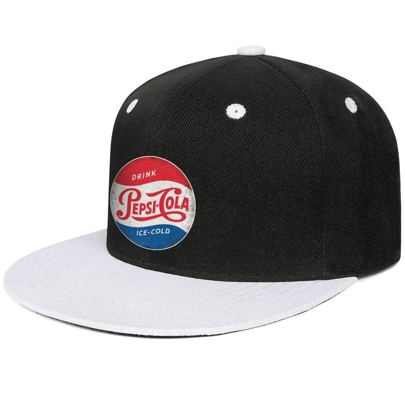 Pepsi dikey unisex düz brim beyzbol şapkası boş gençlik kamyoncu şapkaları diyet diyeti icecold pepsicola vintage of greenville cola logo cry115678146