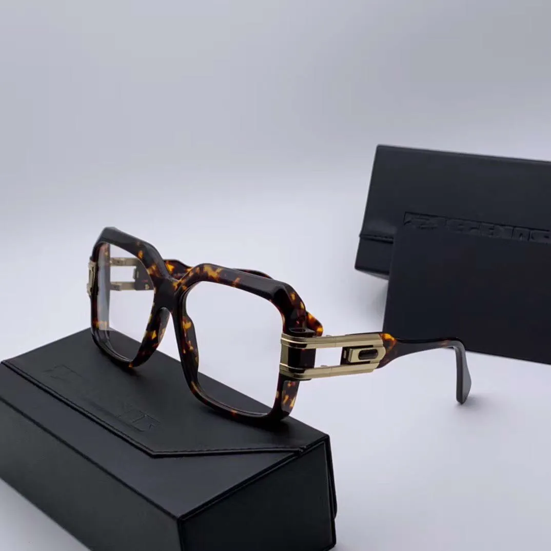 Kwadratowe okulary rama dla mężczyzn 623 Czarna złota pełna obręcz optyczna rama 57 mm gafas de sol moda okulary przeciwsłoneczne okulary okulary 235J