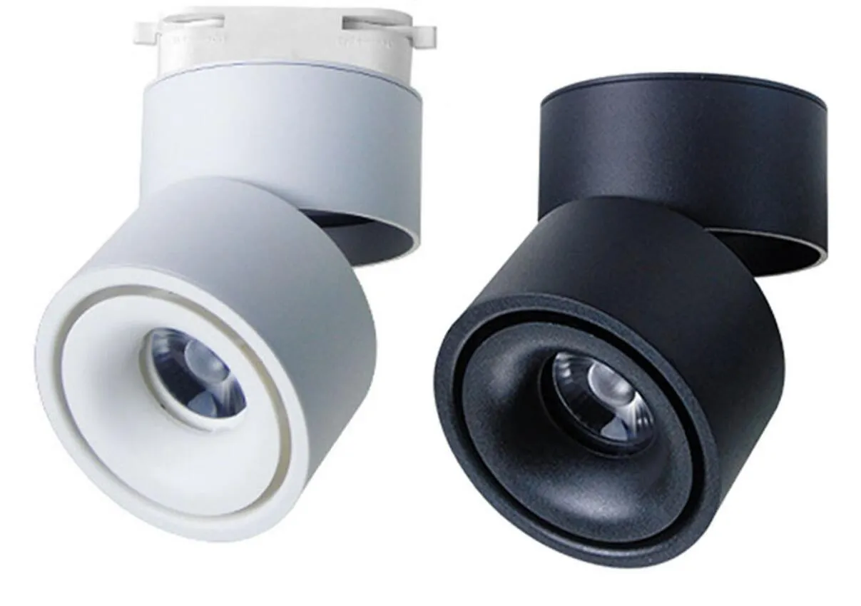 Downlight track light led mandrino può essere installato luce pieghevole 7w plafoniera domestica e commerciale 85-265v314t