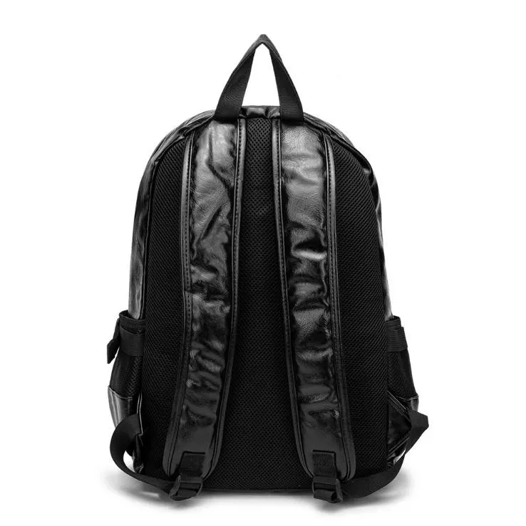 Mens Female Backpack Brand Double Shoulder Bags Male School Bags Leather Shoulder Bag3260