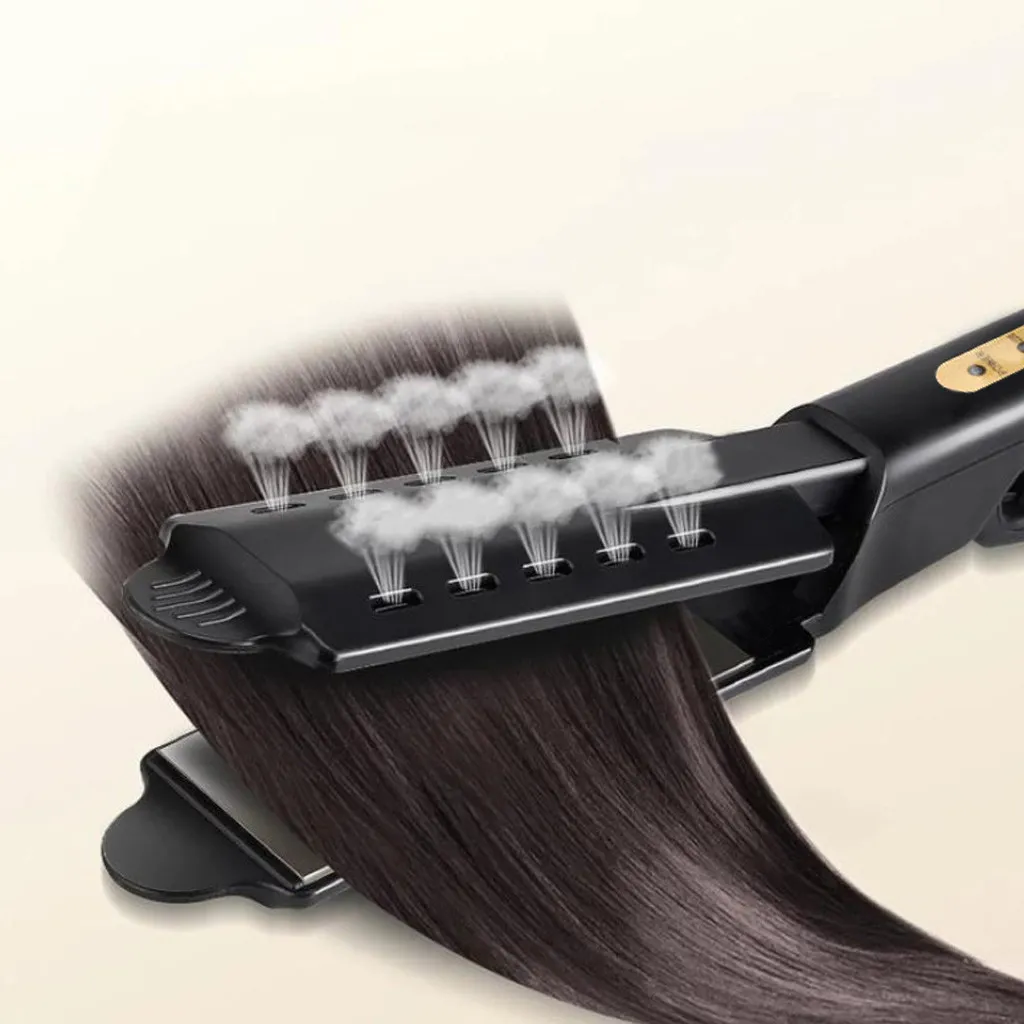 Profesjonalny prostoczew włosów Fourgear Ceramiczny turmalinowy płaski żelazny prostownica włosów dla kobiet Tourmaline Plancha de pe C3012542