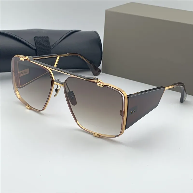 Design Männer Sonnenbrille 136 Retro Eyewear Fashion Style Square Frame Big Legs UV 400 Lens Pop Outdoor Gläser279u