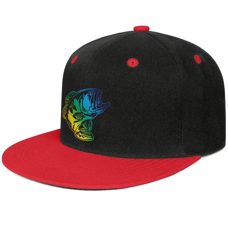 Bass Pro Shop Fishing Oryginalne logo unisex flat Brim baseball czapka mody mody ciężarówek czapki złoto 3d USA flaga gejowska Rainbow G231M