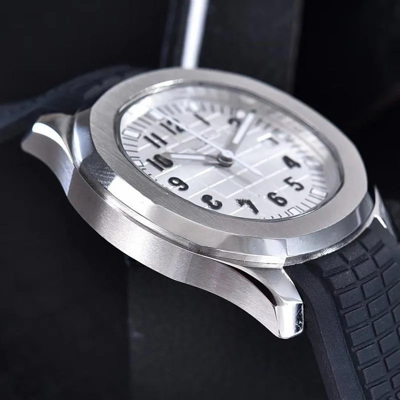 8 types wristwatches Aquanaut Automatic movement stainless steels comfortable rubber strap original clasp men mens watch watch218G