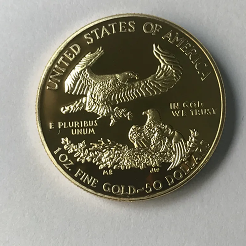 10 шт., немагнитные dom 2011, новые монеты, статуя, значок с изображением орла, позолоченный, 326 мм, падение, приемлемое украшение9709492