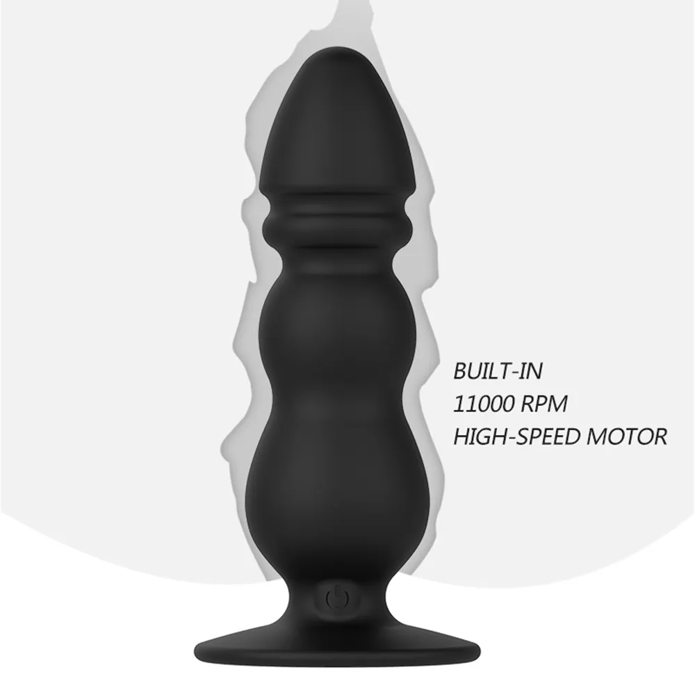 BOMBOMDA Wireless Remote vibrazione del massaggiatore della prostata uomini Plug anale Masturbatore maschile l'uomo ano G Spot vibratore giocattoli adulti del sesso Y200616