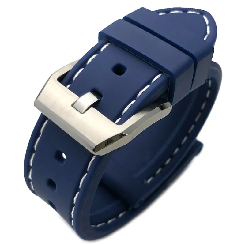 Bracelet de montre en caoutchouc et Silicone étanche, 20mm, 21mm, 22mm, pour IWC Mark LE PETIT PRINCE Big PILOT Spitfire Timezon, bracelet portugais Brac265x