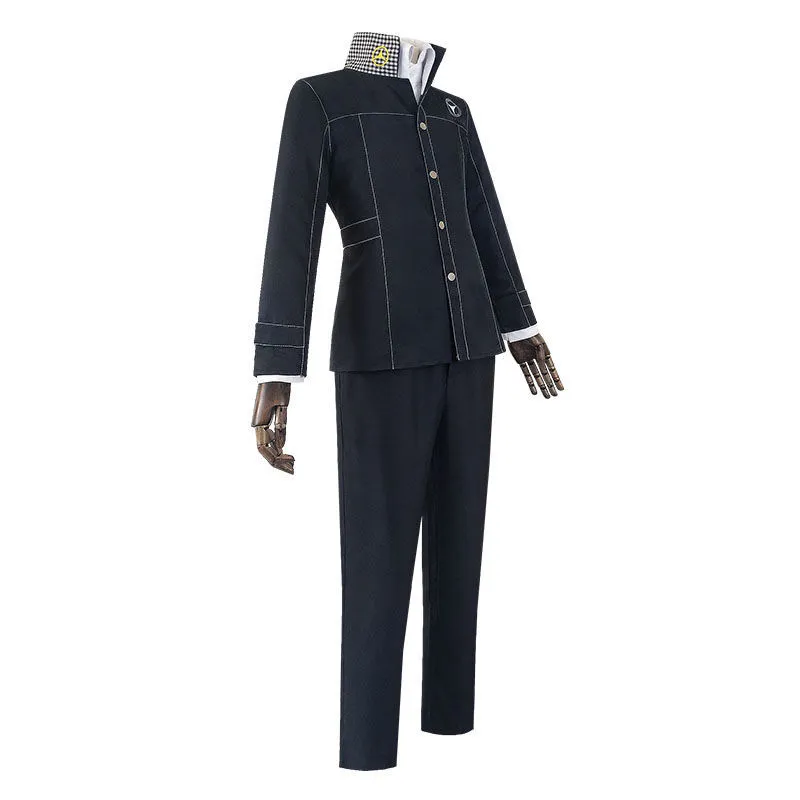 Shin Megami Tensei Persona 4 Yasogami Yu Narukami Cosplay Costume Adult Men Boy School Assult