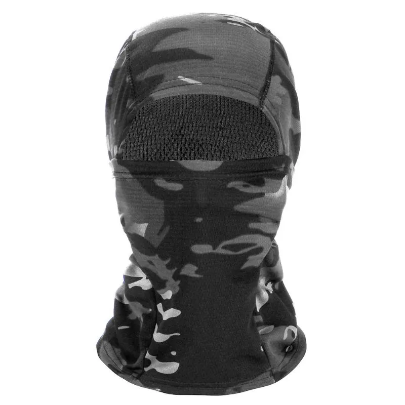 Camoflage Balaclava Full Face Mask do CS Wargame Cycling Hunting Army Bike Helmet Liner Cap Scarf2300