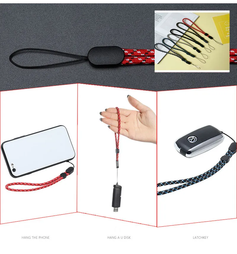 Регулируемые ремешки с защитой от потери, ручной ремешок для телефонов iPhone Samsung, камеры, USB-флешки, ключи, аксессуары для PSP5522020