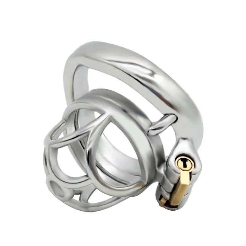 Frrk Men's Chastity Lock Chastity Device Alternative Sexy Anti-Derailment Ring Lu Device Stainless Steel Factory Wholesale Generation