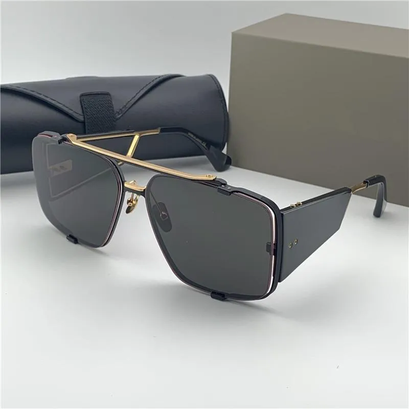 design men sunglasses 136 retro eyewear fashion style square frame big legs UV 400 lens pop outdoor glasses281U