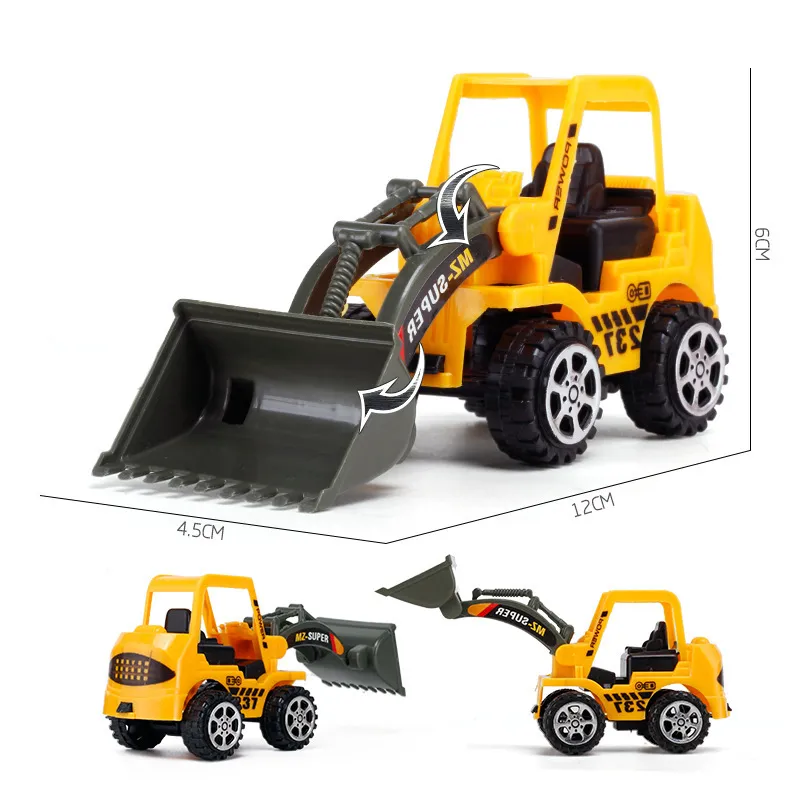 SET Bütün araç kamyon arabası plastik Diecast İnşaat Buldozer Mühendislik Model Oyuncak Çocuklar Çocuklar Hediye 3563097