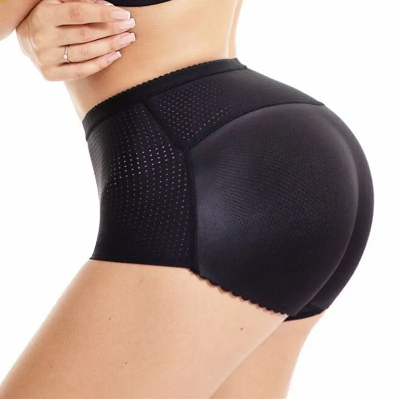 Nep ass onzichtbare naadloze vrouwen body shaper slipje shapewear hip enhancer buit gevoerde kont lifter ondergoed gevoerde shapers y200710