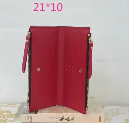 ADELE -plånbok av högsta kvalitet M61269 Nya kvinnliga modevisningar Exotiska läderväskor Ikoniska väskor Kopplar Evening Zipper Plånböcker Purse NUK1250E