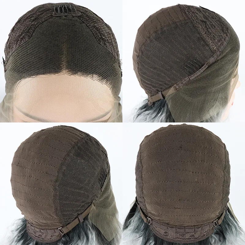 13x4 lange gerade gerade 150 Spitzenfront menschliches Haar Perücken für Frauen schwarz gezupfte Remy Brasilianische mittlere Verhältnis gebleichte Knoten Slove Hair 1099730