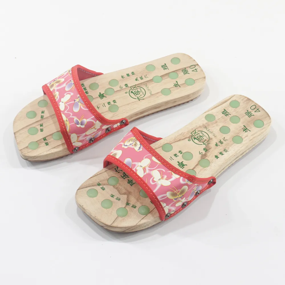 Sandales Geta japonaises salle de bain sandales d'été hommes anti-dérapant chaussures plates en bois sabots pantoufles tongs sans laque