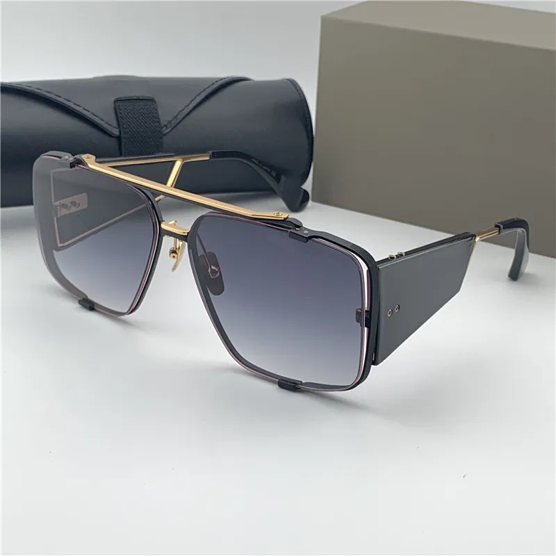 Design Männer Sonnenbrille 136 Retro Eyewear Fashion Style Square Frame Big Legs UV 400 Lens Pop Outdoor Gläser279u