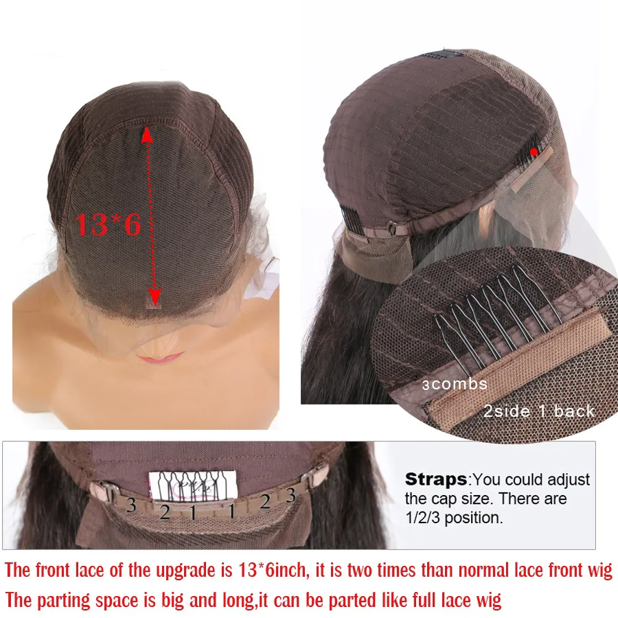 Nieuwste 136 Lace Front Deep Wave Wig Haarpruiken voor vrouwen voor vrouwen vooraf geplukt HUNDER HAAR WIG8027816