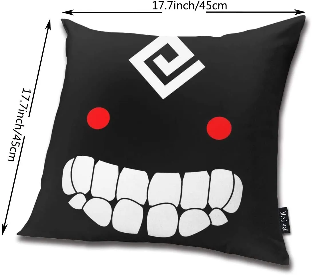 Bluetop Black Spirit Black Desert Online Pillow Cover 18 x 18 tum vinterhelg Farmhouse Cotton Cushion Case Decoration för SO1819