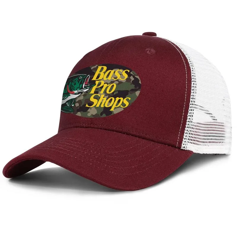 Fashion Bass Pro Shop pêche logo original unisexe casquette de baseball golf personnalisé Trucke chapeaux Gone Fishing Shops NRA blanc Camoufl6088959