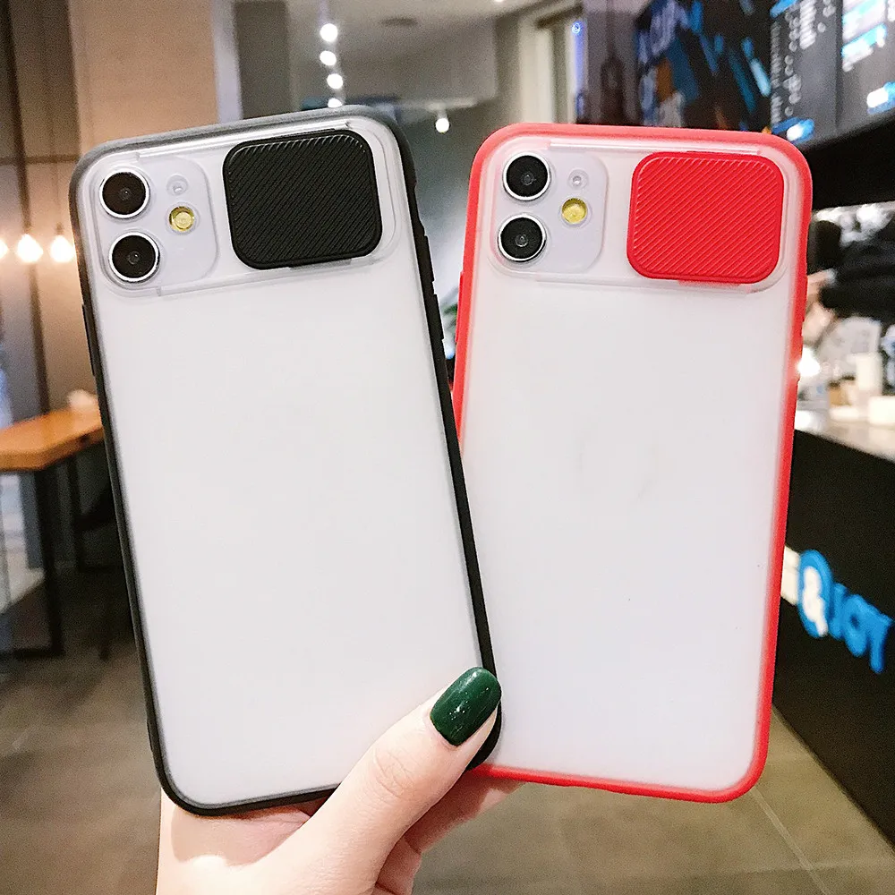 11のプロマックスXR XS MAX 6 6S 7 8プラスXスライドカメラレンズ保護マットソフトバックカバーの携帯電話ケース