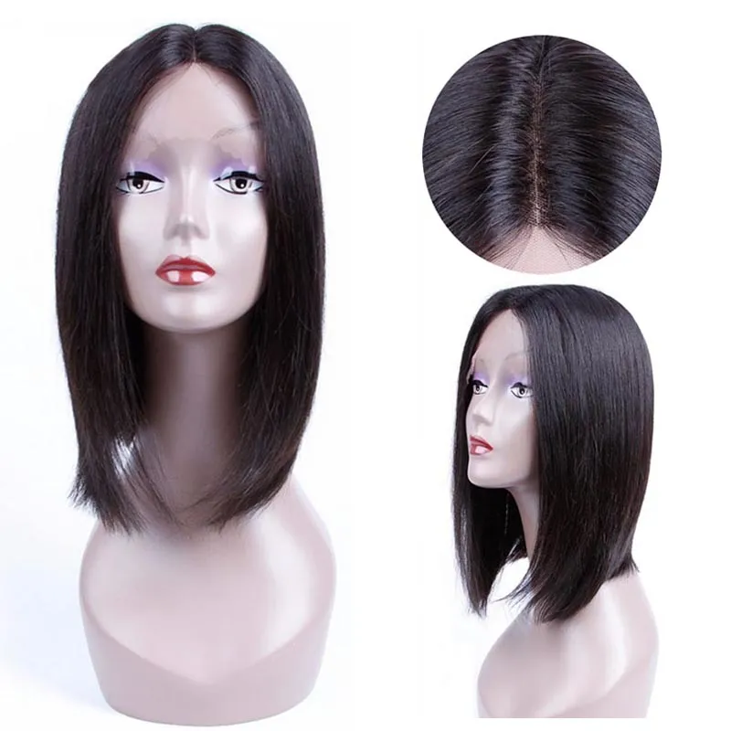 Korte bob -pruiken kanten menselijke haarpruiken voor zwarte vrouwen Bob Lace Voorpruik kort kanten pruik Dorisy Remy Hair3238094