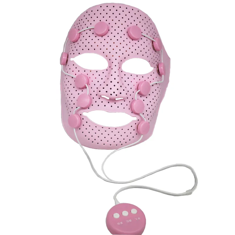 Электрическая вибрация EMS Beauty Massager Magnet Magnet Massage Spa Mask Mask Chiek Cheek Lift Up Machine9648294