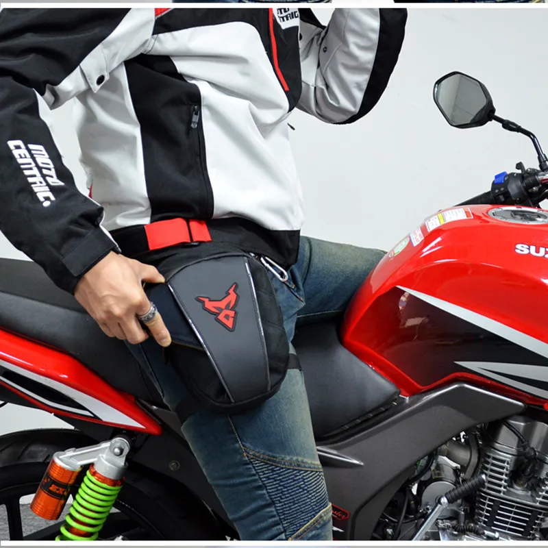 Multifunction Motorcycle Drop Leg Bag Waterproof Oxford Motorcycle Bag Outdoor Men Casual Waist Bag Fanny Pack Moto & Biker Bags M324g