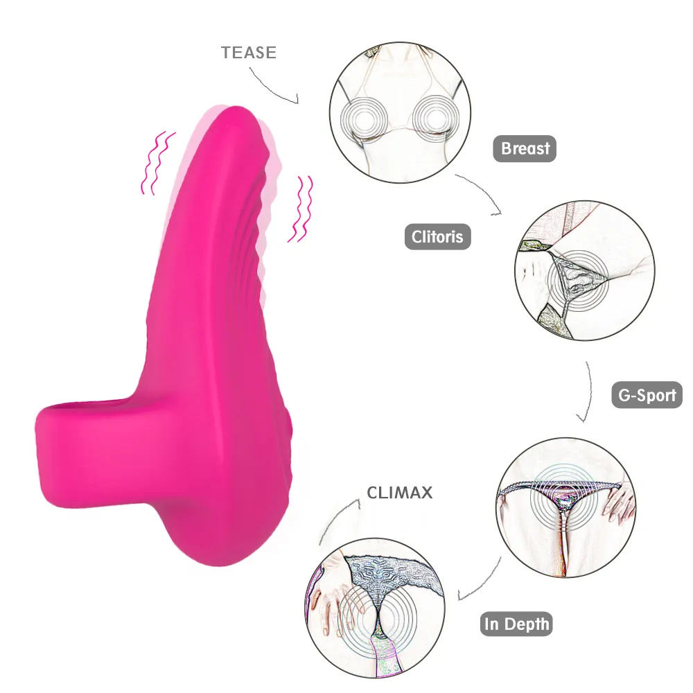 Vagina Touch Vinger Vibrator Vrouwen Clitoris G Spot Stimulator Vibrator Sex Paar Vrouwelijke Masturbator Volwassenen Toys5737415
