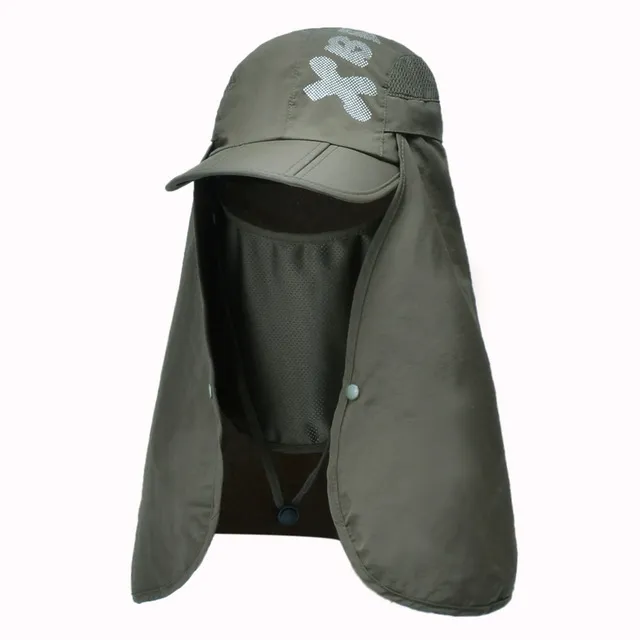 Breite Krempelnhüte Sonne Hut Männer Frauen falten schnell trocknen wasserdichte Boone UV Baseballkappe Gesicht Hals Schutz Outdoor Safari Hunti3330