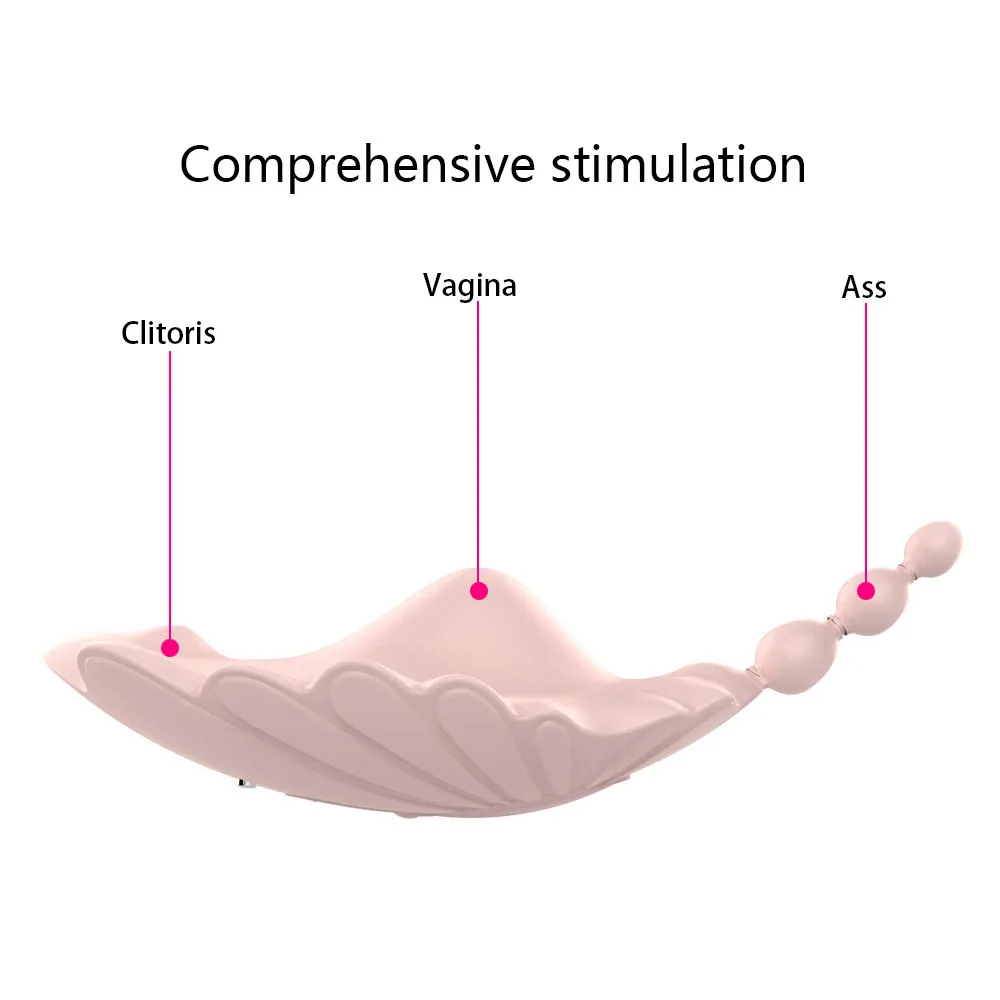 Vlinder vibrator afstandsbediening onzichtbare slijtage slipjes vagina clitoris stimulator perineum anus massage seksspeeltjes voor vrouwen y20069912087