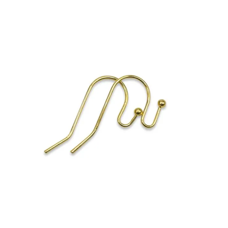 Epacket DHL Universal variety of pure copper color-preserving electroplating hypoallergenic ear hooks GSEG09 jewelry accessories E303y