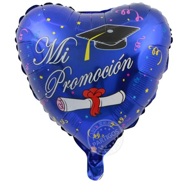 50 pz / lotto Congratulazioni Laurea Palloncini Laurea 2020 Foil Balloons Regalo di Laurea Globos Ritorno a Scuola Decorazioni Festa di Compleanno206E