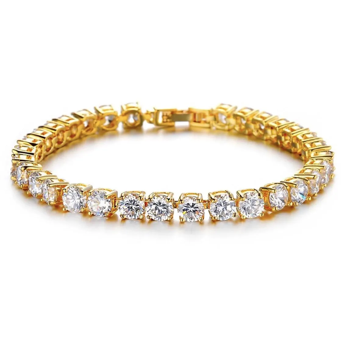 Męskie mrożone bransoletka Hip Hop Bransoletka Criconia Triple Block Sain Bracelets Jewelry Bling 1 rzędu sześcien Diamond Mężczyzn Bracelets Party1926023