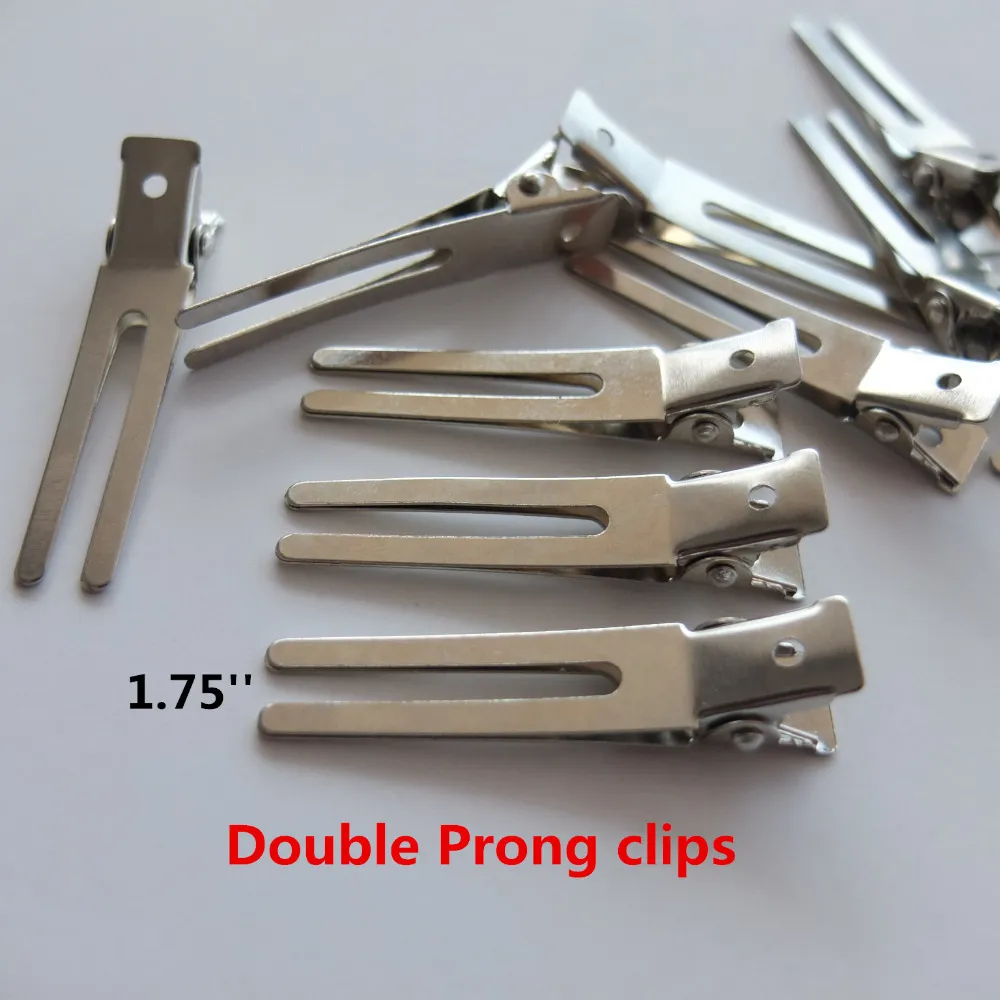Double prong clips