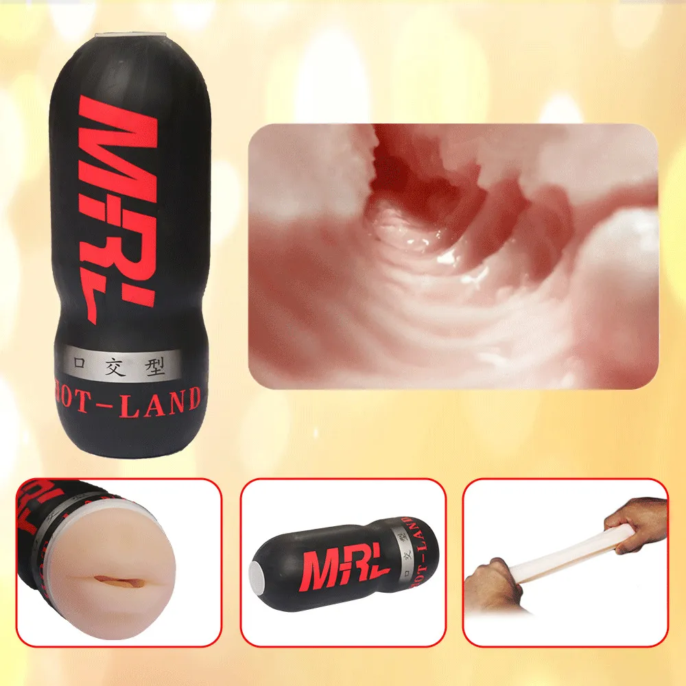 Buceta de bolso vagina realista de masturbador de masturbador de silicone real Brinquedos de sexo oral erótico para homens Máquina de masturbatings M6725938