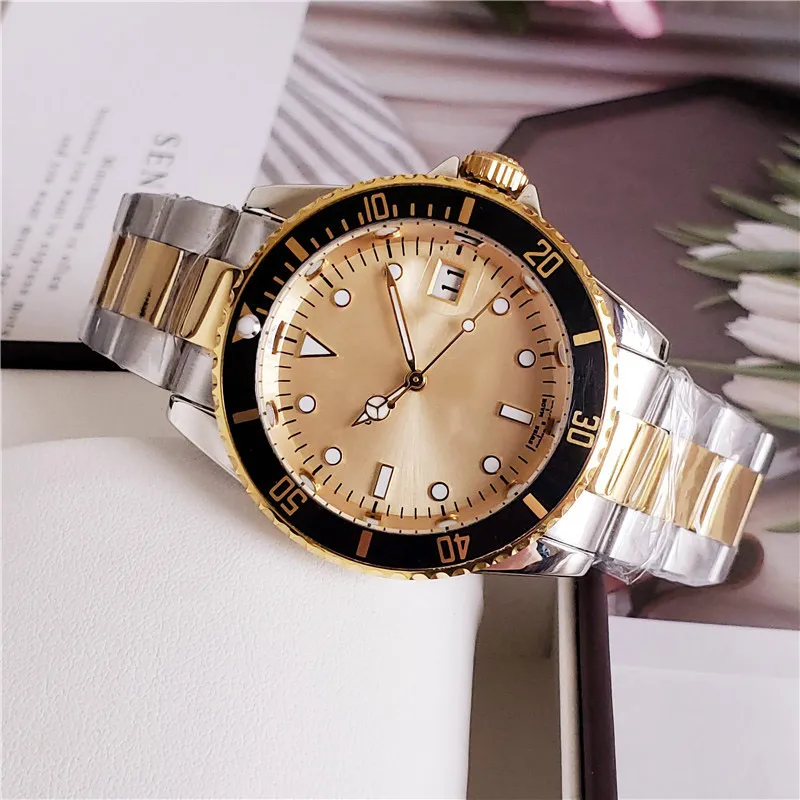 Boa qualidade Popular relógios mecânicos masculino calendário estilo sólido banda de aço inoxidável relógio de pulso x722417