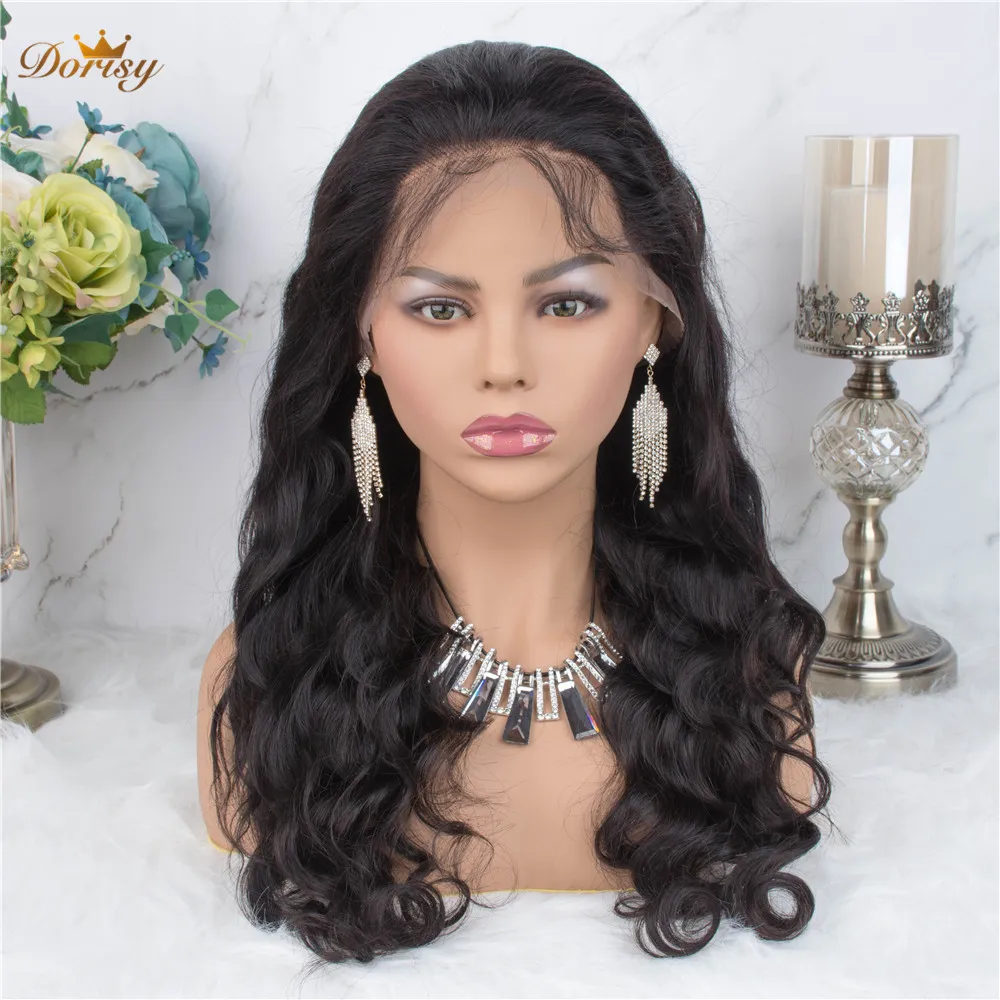 13x4 Lace Front Human Human Wigs for Women Brazilian Hair Wigs Onda corporal Wig Human Wig pré -arrancado com cabelos para bebês Remy3333127