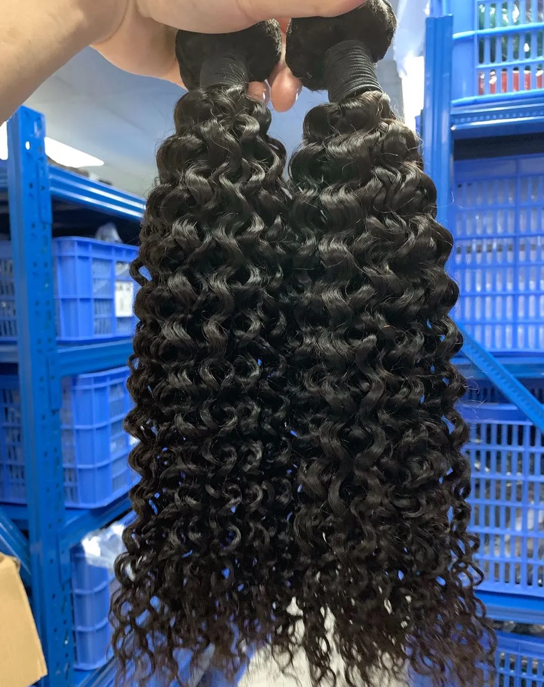 ブラジルの深い波の髪の販売134バンドル深い巻き毛髪織り830インチ天然人間の髪1020859