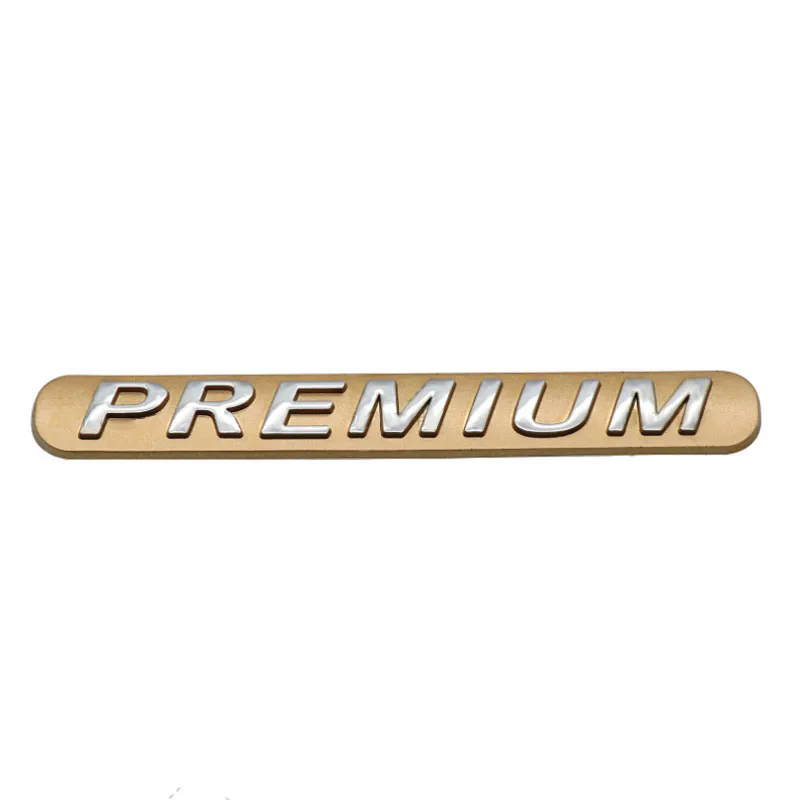 För Toyota Levin Reiz Corolla Camry Premium Emblem Bakre Fender Trunk Auto Car Black Premium Edition Emblem Badge Logo Sticker272s