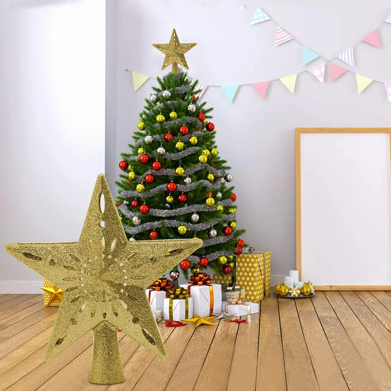 Jul LED LED Night Light Meteor Five Pointed Star Lamp Tree Topper Decor EU USA UK Plug 220v For Xmas Atmosphere Lighting264w